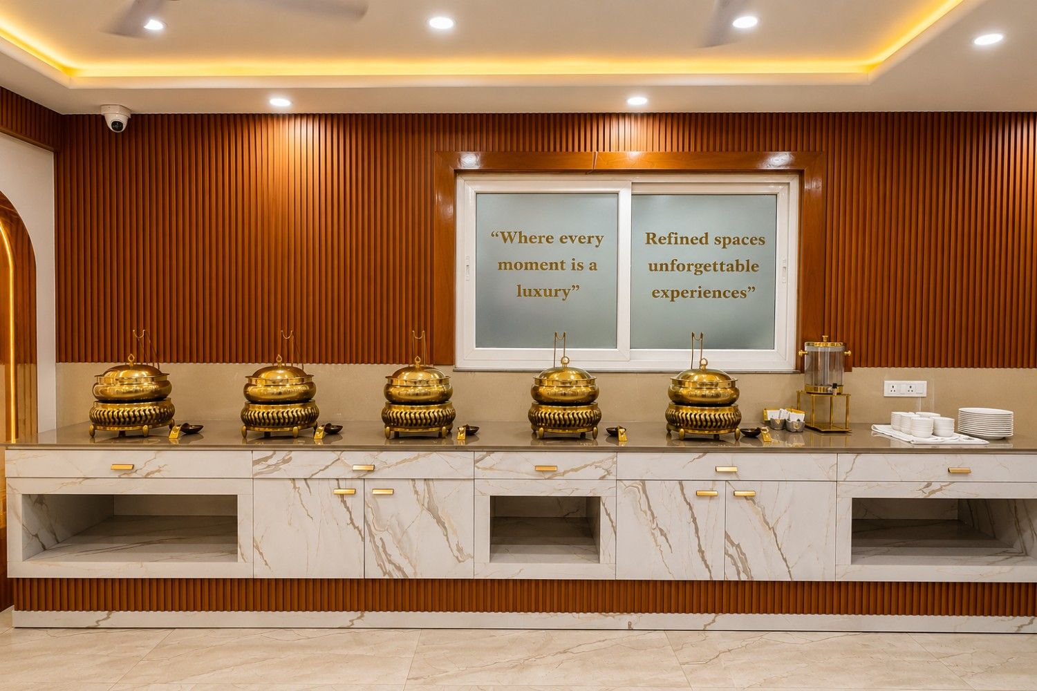 Mazestic Hotel restaurant seating